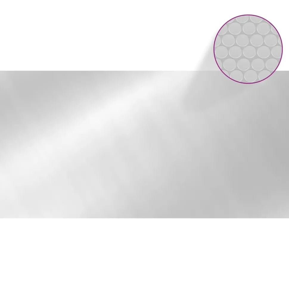 MAISON EXCLUSIVE - Couverture de piscine argenté 975x488 cm pe