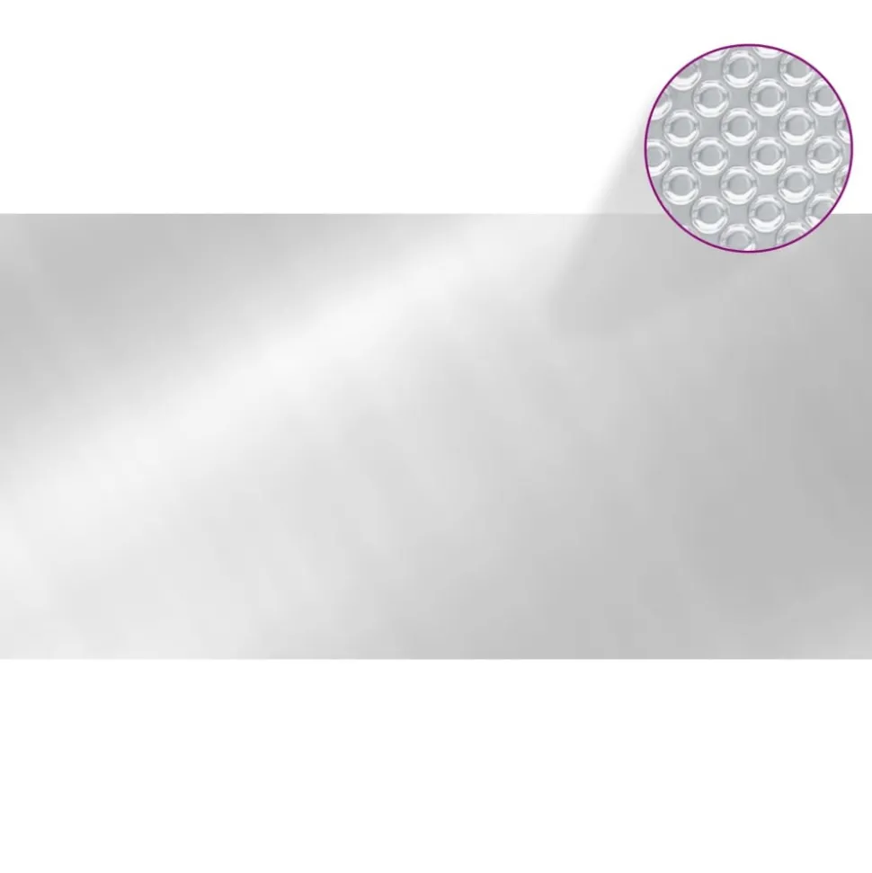 MAISON EXCLUSIVE - Couverture de piscine argenté 975x488 cm pe