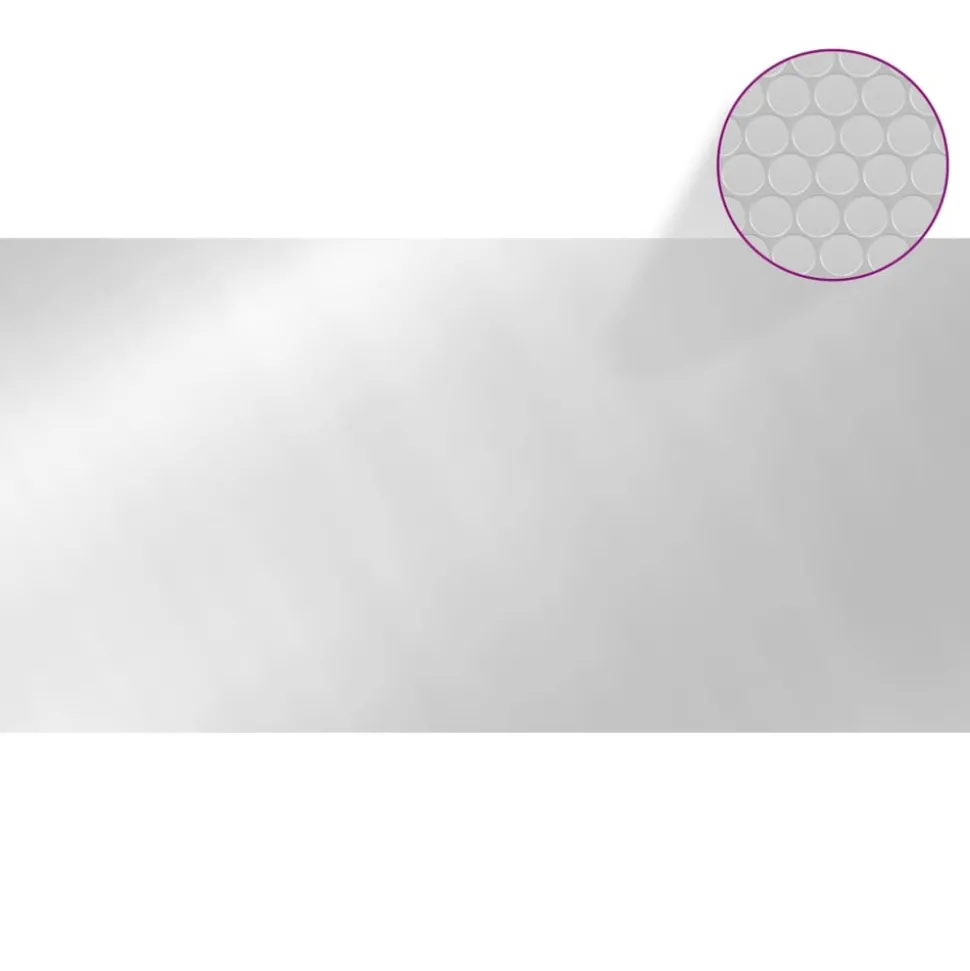 MAISON EXCLUSIVE - Couverture de piscine argenté 600x300 cm pe