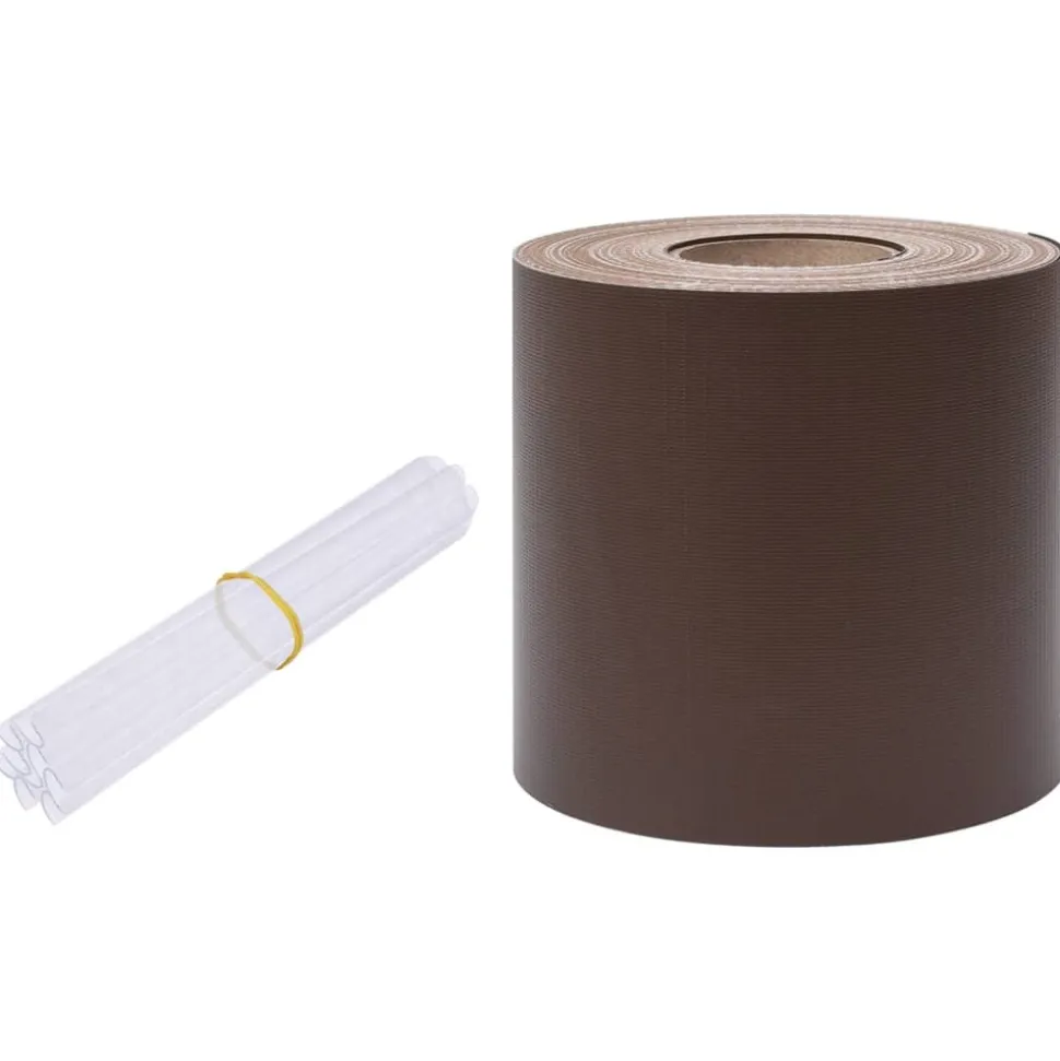 MAISON EXCLUSIVE - Écran d'intimité de jardin pvc 35x0,19 m marron