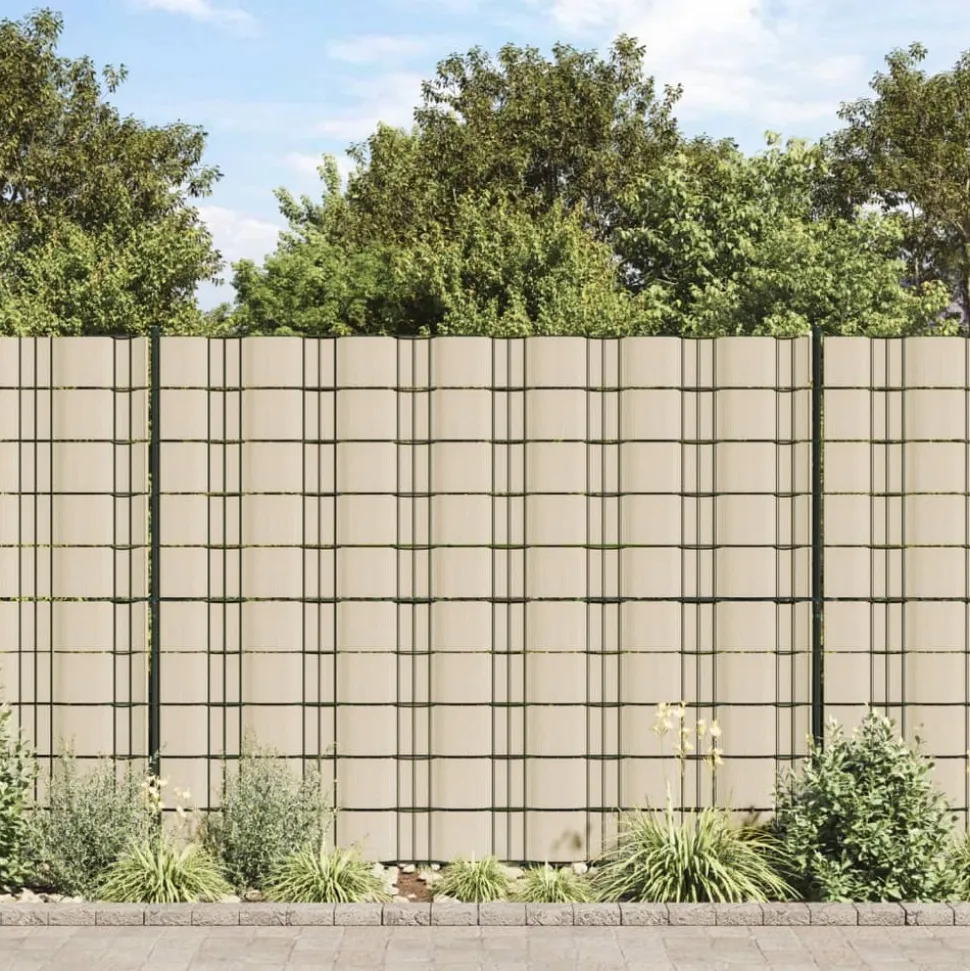 MAISON EXCLUSIVE - Écran d'intimité de jardin pvc 70x0,19 m crème