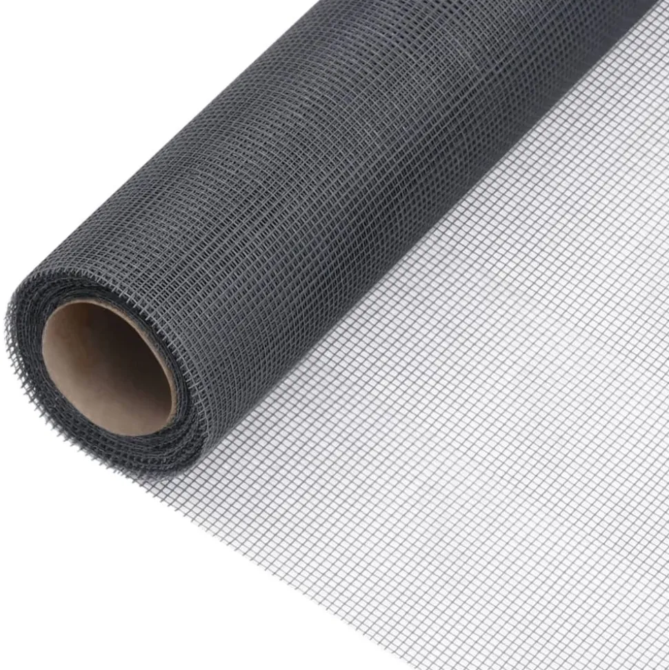 MAISON EXCLUSIVE - Écran en treillis fibre de verre 112x1000 cm gris