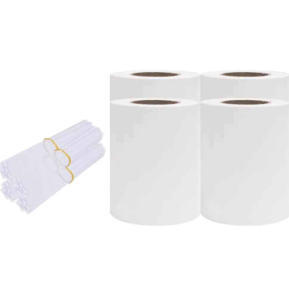 MAISON EXCLUSIVE - Écrans d'intimité de jardin 4 pcs pvc 35x0,19 m blanc