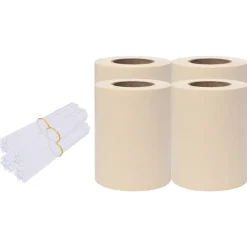 MAISON EXCLUSIVE - Écrans d'intimité de jardin 4 pcs pvc 35x0,19 m crème