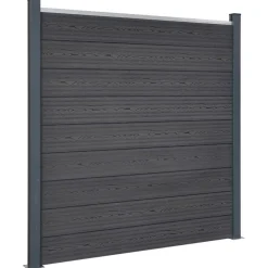 MAISON EXCLUSIVE - Ensemble de panneaux de clôture gris 526x186 cm wpc