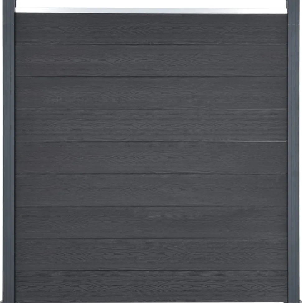 MAISON EXCLUSIVE - Ensemble de panneaux de clôture gris 180x186 cm wpc
