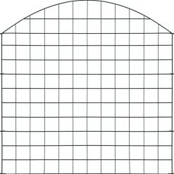 MAISON EXCLUSIVE - Ensemble de clôture de jardin arquée 77,5x78,5 cm vert