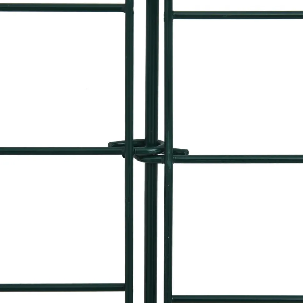 MAISON EXCLUSIVE - Ensemble de clôture de jardin arquée 77,5x78,5 cm vert