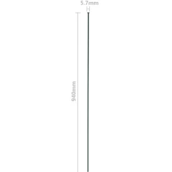 MAISON EXCLUSIVE - Ensemble de clôture de jardin arquée 77,5x78,5 cm vert