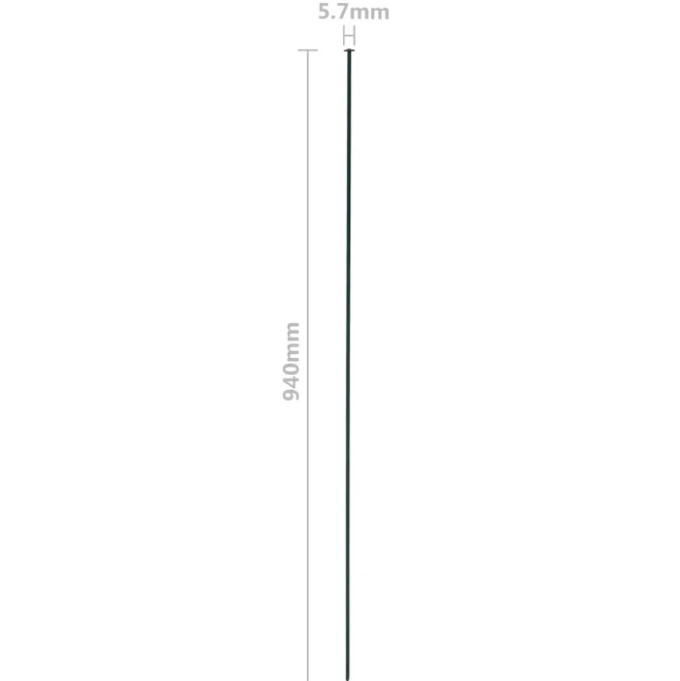 MAISON EXCLUSIVE - Ensemble de clôture de jardin arquée 77,5x78,5 cm vert