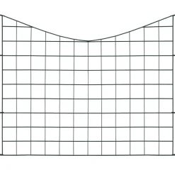 MAISON EXCLUSIVE - Ensemble de clôture de jardin voûtée plus basse 77,5x64 cm vert
