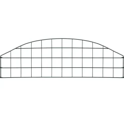 MAISON EXCLUSIVE - Ensemble de clôture de jardin arquée 77,3x26 cm vert