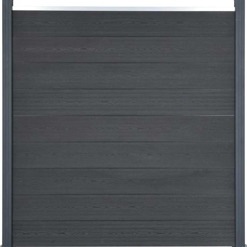 MAISON EXCLUSIVE - Ensemble de panneaux de clôture gris 353x186 cm wpc