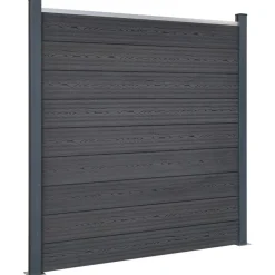 MAISON EXCLUSIVE - Ensemble de panneaux de clôture gris 872x186 cm wpc