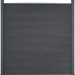 MAISON EXCLUSIVE - Ensemble de panneaux de clôture gris 872x186 cm wpc