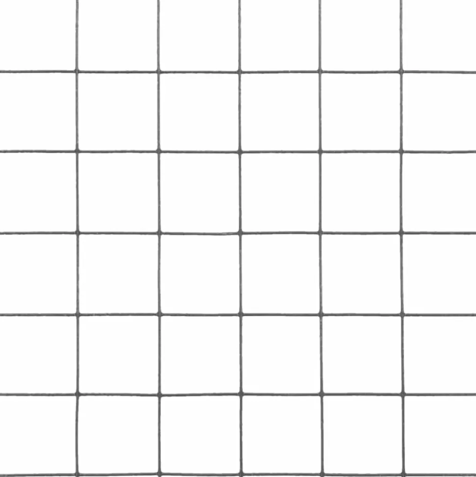MAISON EXCLUSIVE - Grillage acier et revêtement en pvc 25 x 1 m gris