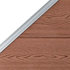 MAISON EXCLUSIVE - Panneau de clôture wpc 95x(105-180) cm marron