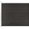 MAISON EXCLUSIVE - Panneau de clôture wpc 175x146 cm gris