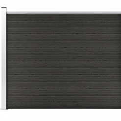MAISON EXCLUSIVE - Panneau de clôture wpc 175x146 cm gris