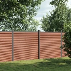 MAISON EXCLUSIVE - Panneau de clôture marron 353x186 cm wpc