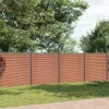 MAISON EXCLUSIVE - Panneau de clôture marron 1391x186 cm wpc