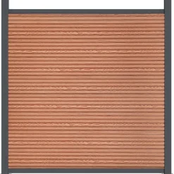 MAISON EXCLUSIVE - Panneau de clôture marron 1391x186 cm wpc