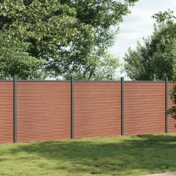 MAISON EXCLUSIVE - Panneau de clôture marron 526x186 cm wpc