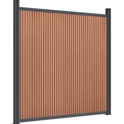MAISON EXCLUSIVE - Panneau de clôture marron 526x186 cm wpc