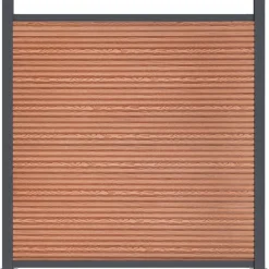 MAISON EXCLUSIVE - Panneau de clôture marron 526x186 cm wpc