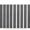MAISON EXCLUSIVE - Panneaux de clôture de remplacement 9 pcs wpc 170 cm gris