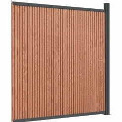 MAISON EXCLUSIVE - Panneau de clôture marron 173x186 cm wpc
