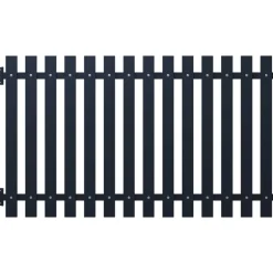 MAISON EXCLUSIVE - Panneau de clôture anthracite 178 x 75 cm acier thermolaqué