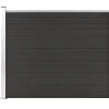MAISON EXCLUSIVE - Panneau de clôture wpc 175x146 cm noir