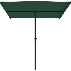 MAISON EXCLUSIVE - Parasol de jardin avec mât en aluminium 2x1,5 m vert