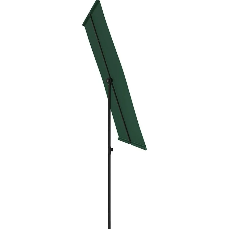 MAISON EXCLUSIVE - Parasol de jardin avec mât en aluminium 2x1,5 m vert