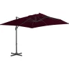MAISON EXCLUSIVE - Parasol de jardin en porte-à-faux avec mât en aluminium