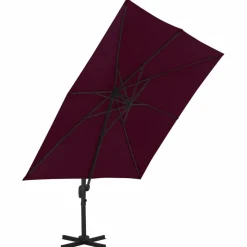 MAISON EXCLUSIVE - Parasol de jardin en porte-à-faux avec mât en aluminium