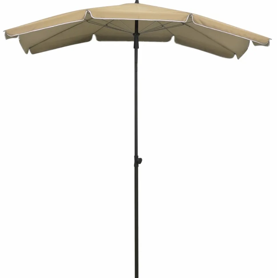 MAISON EXCLUSIVE - Parasol de jardin avec mât 200x130 cm taupe