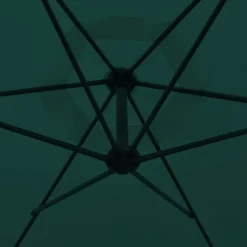 MAISON EXCLUSIVE - Parasol de jardin en porte-à-faux 3 m vert