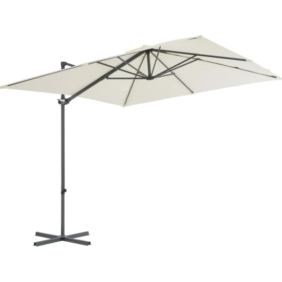 MAISON EXCLUSIVE - Parasol de jardin avec base portable sable