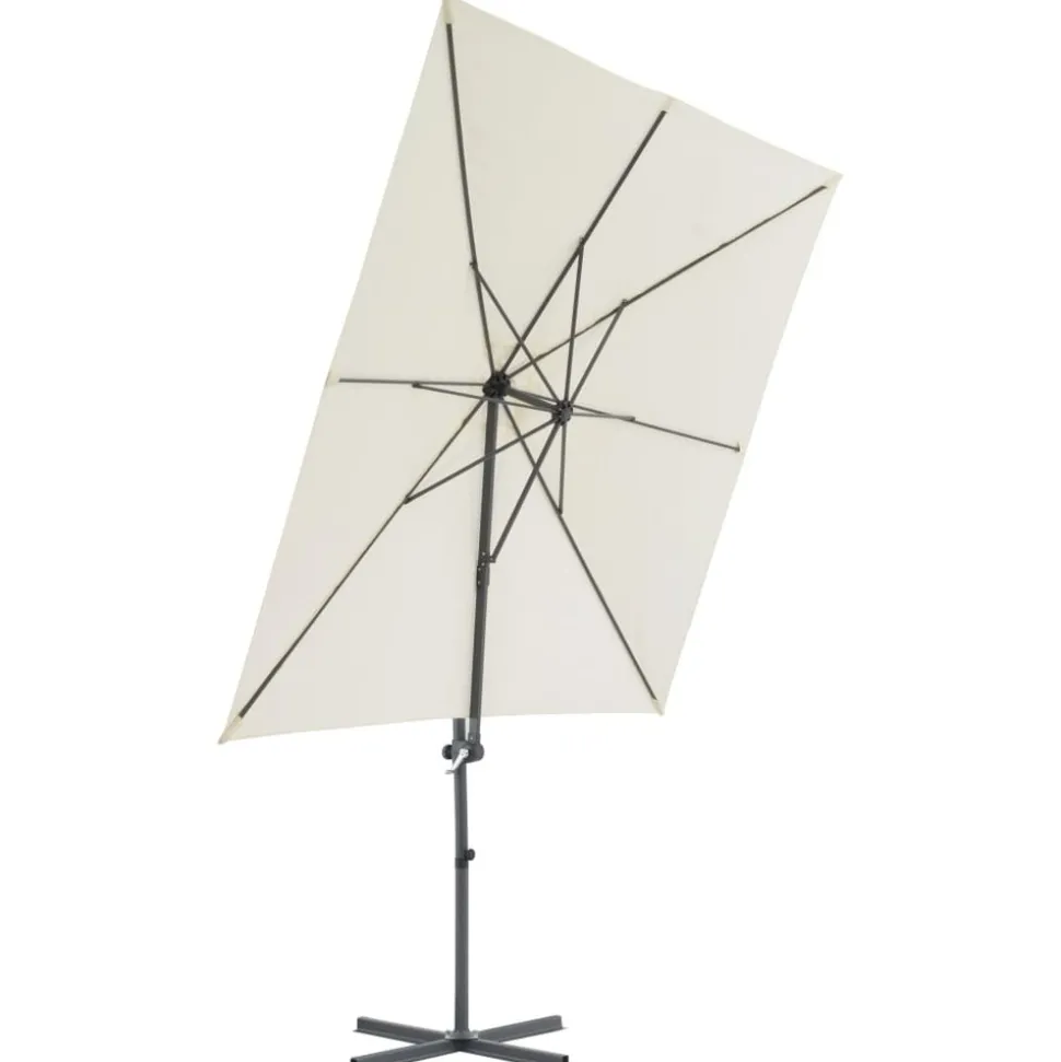 MAISON EXCLUSIVE - Parasol de jardin avec base portable sable
