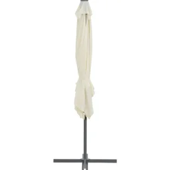 MAISON EXCLUSIVE - Parasol de jardin avec base portable sable