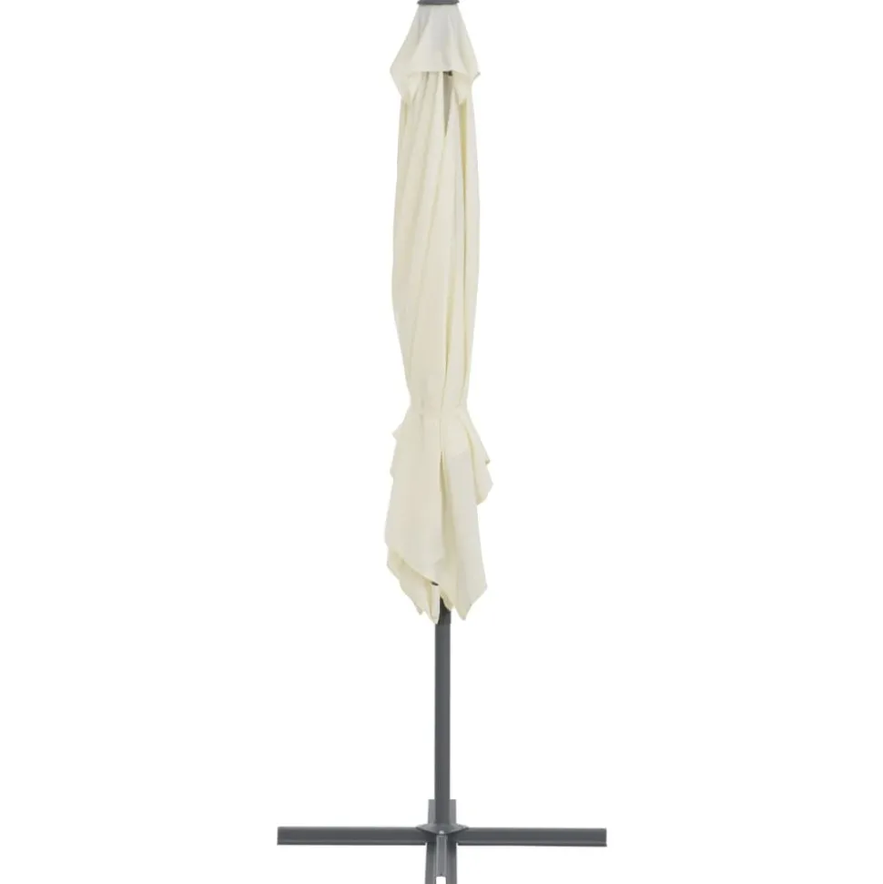 MAISON EXCLUSIVE - Parasol de jardin avec base portable sable