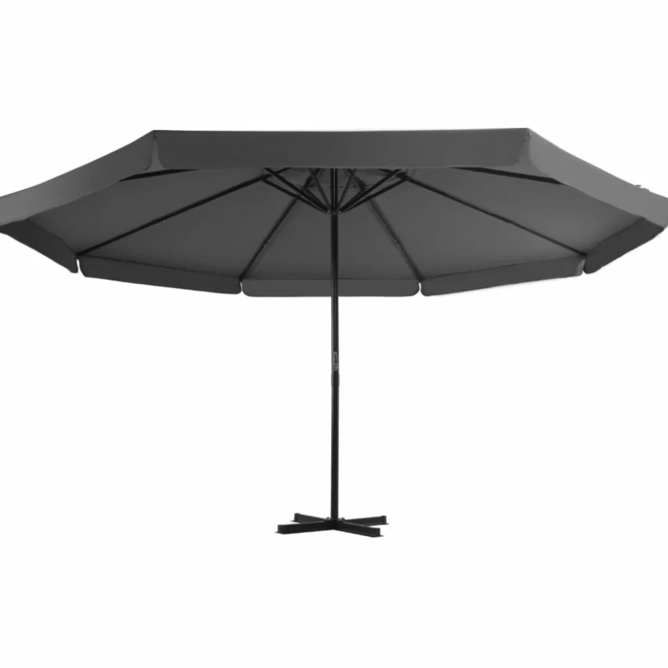 MAISON EXCLUSIVE - Parasol de jardin avec base portable anthracite