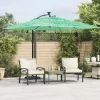 MAISON EXCLUSIVE - Parasol de jardin avec mât en acier vert 269x269x235 cm
