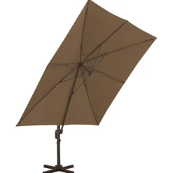 MAISON EXCLUSIVE - Parasol de jardin avec base portable taupe