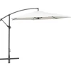 MAISON EXCLUSIVE - Parasol de jardin en porte-à-faux 3 m blanc sable