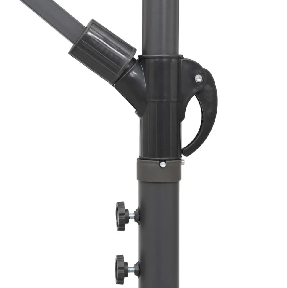 MAISON EXCLUSIVE - Parasol suspendu avec poteau bleu 3 m