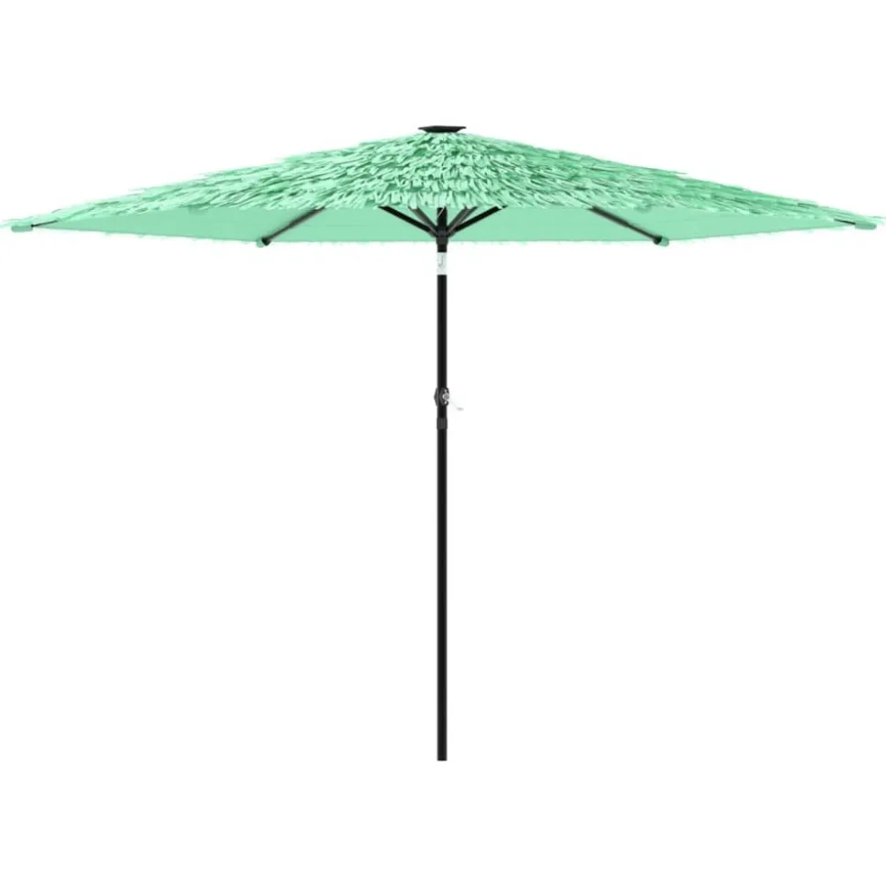 MAISON EXCLUSIVE - Parasol de jardin avec mât en acier vert 288x288x225 cm