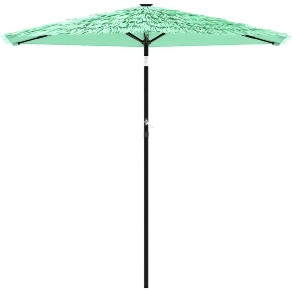 MAISON EXCLUSIVE - Parasol de jardin avec mât en acier vert 268x268x226 cm